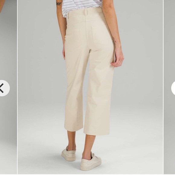 Lululemon city sleek cropped wide leg pants size 27 - Picture 2 of 8